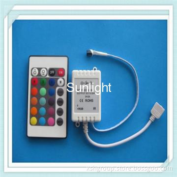 Superb 24key RF 5V/12V/24V wireless rgb led controller dmx